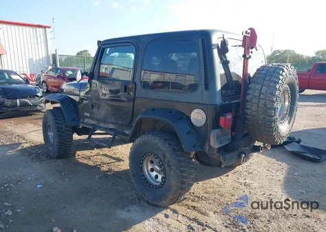 2000 Jeep Wrangler Sport from USA, damaged, VIN 1J4FA49S2YP752332
